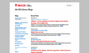 Blogs.library.mcgill.ca thumbnail