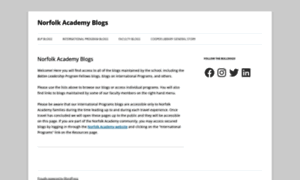 Blogs.norfolkacademy.org thumbnail