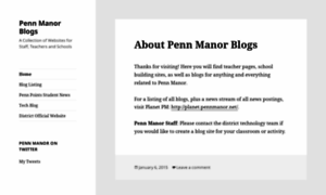 Blogs.pennmanor.net thumbnail