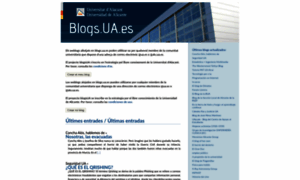 Blogs.ua.es thumbnail
