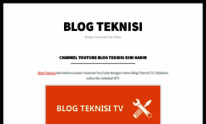 Blogteknisi.wordpress.com thumbnail