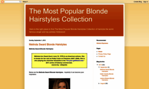 Blondehairstylescollection.blogspot.com thumbnail
