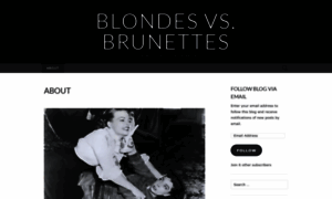 Blondesvsbrunettesblog.wordpress.com thumbnail