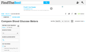 Blood-glucose-meters.findthebest.com thumbnail