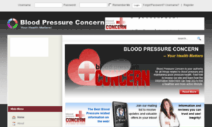 Bloodpressureconcern.com thumbnail