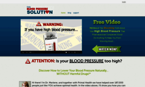 Bloodpressuresolution.com thumbnail