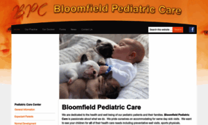 Bloomfieldpediatriccare.com thumbnail