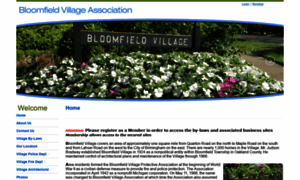 Bloomfieldvillage.net thumbnail