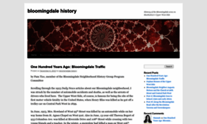 Bloomingdalehistory.com thumbnail