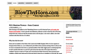 Blowthyhorn.com thumbnail