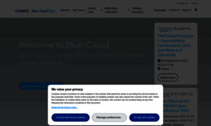 Blue-cloud.org thumbnail