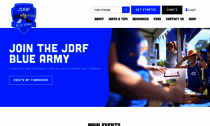Bluearmy.jdrf.org.au thumbnail