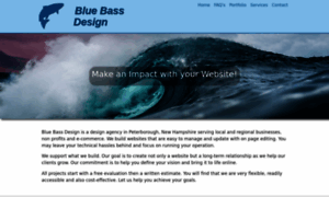 Bluebassdesign.com thumbnail