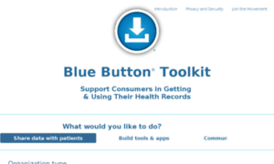 Bluebuttontoolkit.healthit.gov thumbnail