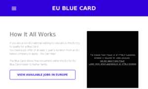 Bluecardapply.eu thumbnail