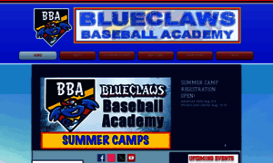 Blueclawsbaseballacademy.com thumbnail