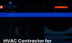 Bluefoxhvac.com thumbnail