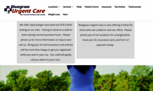 Bluegrassurgentcare.com thumbnail