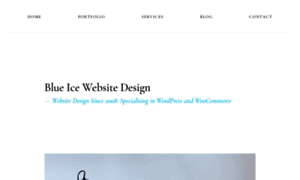 Blueicewebsitedesign.com thumbnail
