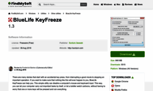 Bluelife-keyfreeze.findmysoft.com thumbnail