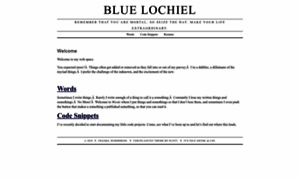 Bluelochiel.com thumbnail