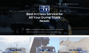 Bluemaxtrucking.com thumbnail