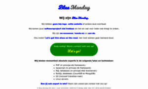 Bluemondaybv.nl thumbnail