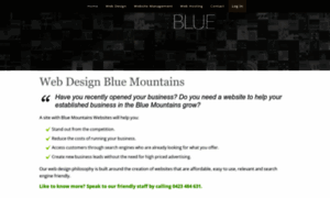 Bluemountainswebsites.com.au thumbnail