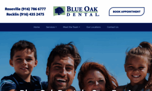 Blueoakdentalrocklin.com thumbnail