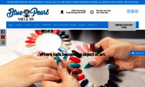 Bluepearlnailsspa.com thumbnail