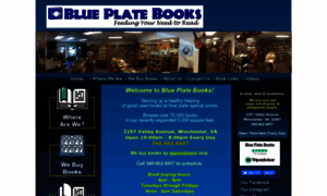 Blueplatebooks.com thumbnail