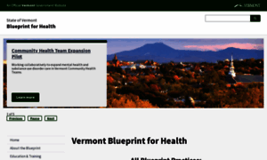 Blueprintforhealth.vermont.gov thumbnail