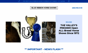 Blueribbonhorseshows.com thumbnail