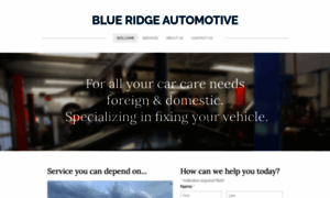 Blueridgeautorepair.com thumbnail