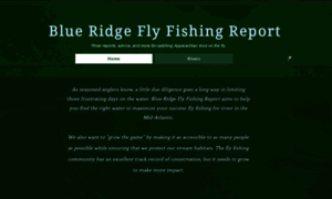 Blueridgeflyfishingreport.com thumbnail
