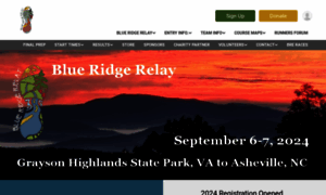 Blueridgerelay.com thumbnail