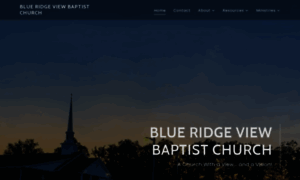 Blueridgeviewbaptist.com thumbnail