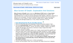 Bluescreen-of-death.com thumbnail