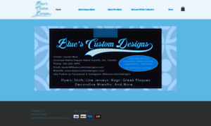 Bluescustomdesigns.com thumbnail