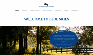 Blueskiesridingacademy.com thumbnail