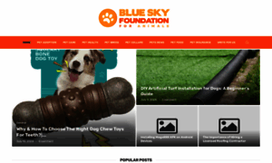 Blueskyfoundationforanimals.org thumbnail