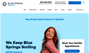 Bluespringsdentistoffice.com thumbnail