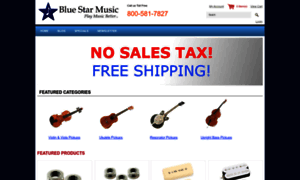 Bluestarmusic.com thumbnail