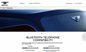 Bluetooth.bentleymotors.com thumbnail