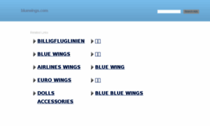 Bluewings.com thumbnail