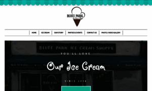 Bluffparkicecreamshop.com thumbnail