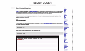 Bluishcoder.co.nz thumbnail