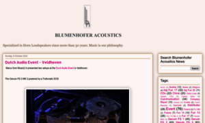 Blumenhofer-acoustics.blogspot.com thumbnail