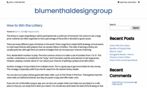 Blumenthaldesigngroup.com thumbnail