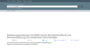 Bmw.de-manual.com thumbnail